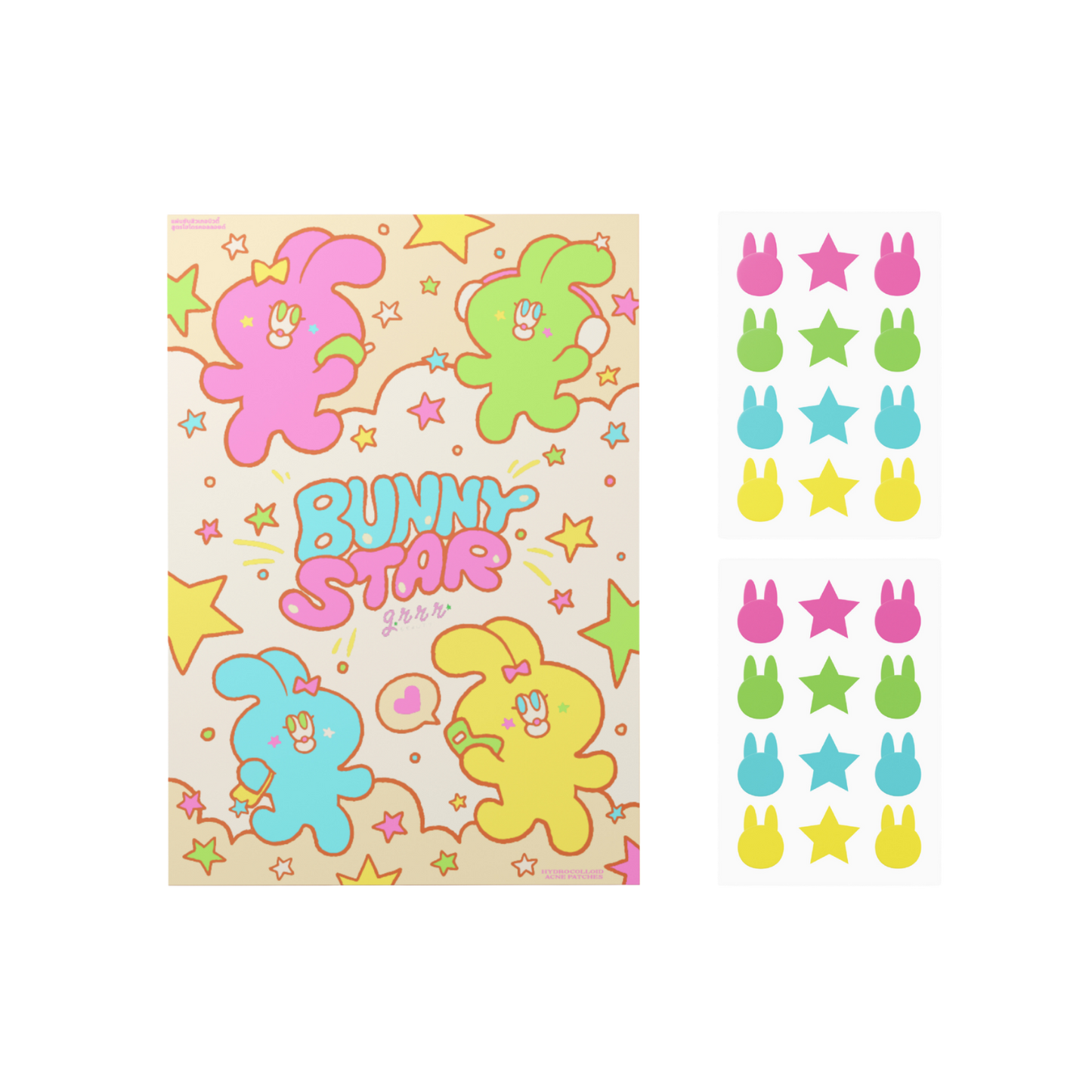 Grrrbeauty Bunny star 24 dots