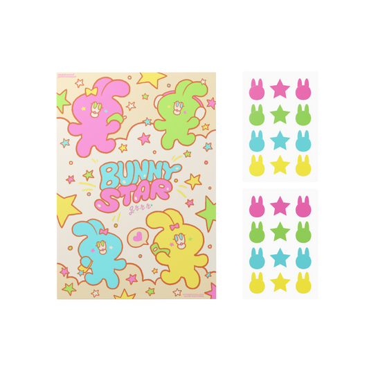 Grrrbeauty Bunny star 24 dots